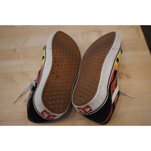 Unisex Vans Old Skool Flame Skater Shoes W-8 M-6.5 - Picture 6 of 8